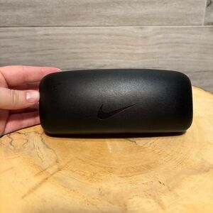 3/$30 Nike Swoosh "Just Do It" Black Clamshell Glasses / sunglasses Case